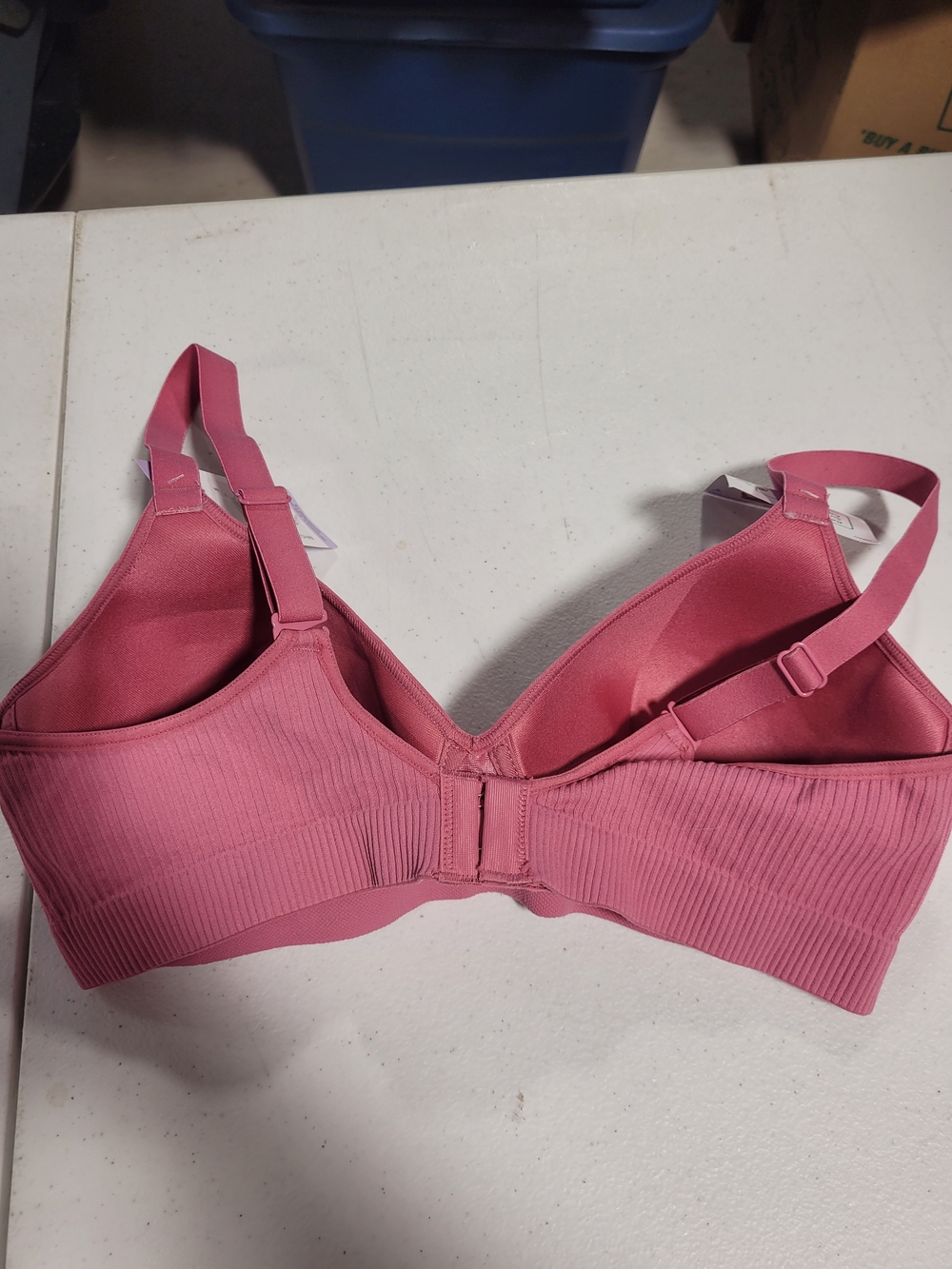 Hanes Dusty Pink Wireless Seamless Everyday Bra - Picture 3 of 3